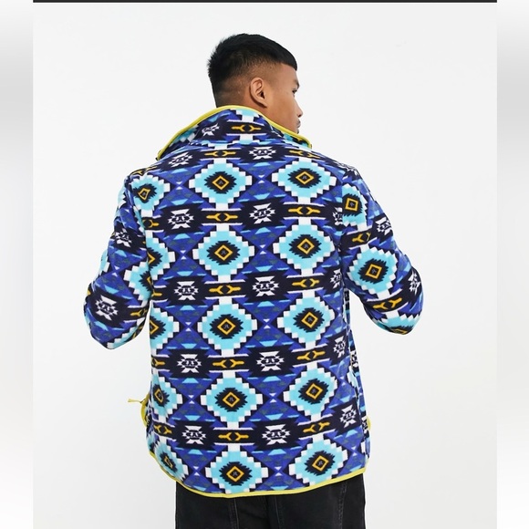 NWOT WESC Moritz Aztec Full-Zip Sherpa Fleece Jacket Men's Med - Women's Large - Picture 4 of 12